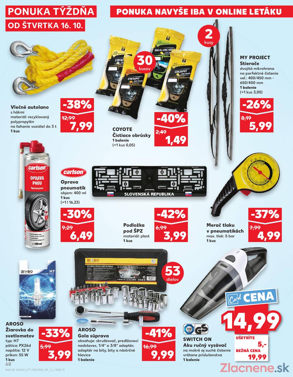 Leták Kaufland - Kaufland 16.10. - 22.10. - Kaufland Tvrdošín - strana 68