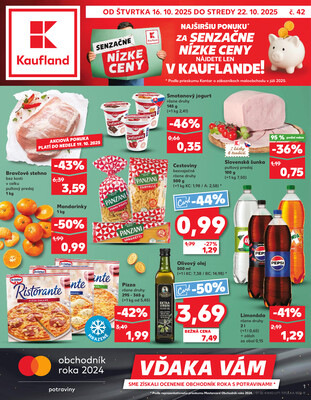 Leták Kaufland 16.10. - 22.10. - Kaufland Tvrdošín