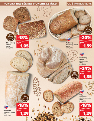Kaufland 16.10. - 22.10. - Kaufland Tvrdošín