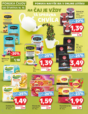 Kaufland 16.10. - 22.10. - Kaufland Tvrdošín