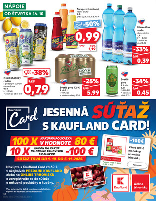 Kaufland 16.10. - 22.10. - Kaufland Tvrdošín
