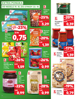 Kaufland 16.10. - 22.10. - Kaufland Tvrdošín