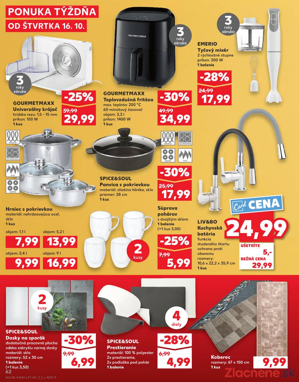 Leták Kaufland - Kaufland 16.10. - 22.10. - Kaufland Bytča - strana 62