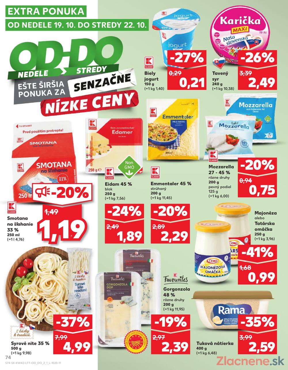 Leták Kaufland - Kaufland 16.10. - 22.10. - Kaufland Bytča - strana 74