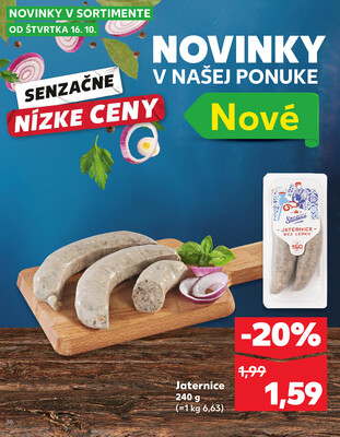 Kaufland 16.10. - 22.10. - Kaufland Bytča