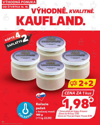Kaufland 16.10. - 22.10. - Kaufland Veľký Meder
