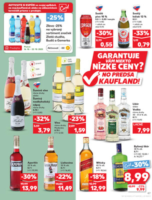 Kaufland 16.10. - 22.10. - Kaufland Nové Mesto nad Váhom