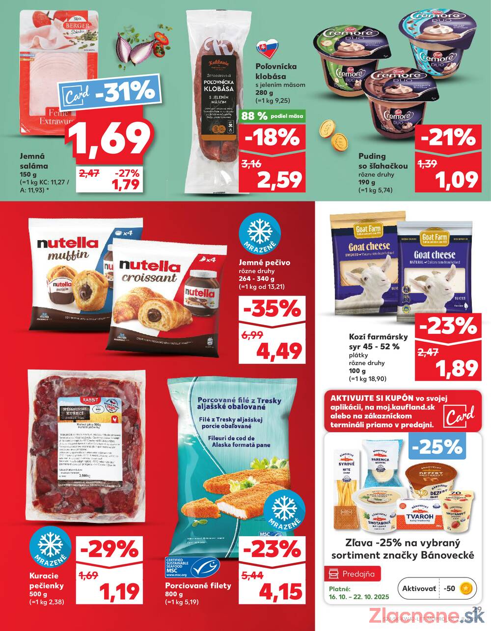 Leták Kaufland - Kaufland 16.10. - 22.10. - Kaufland Bratislava - Podunajské Biskupice - strana 29