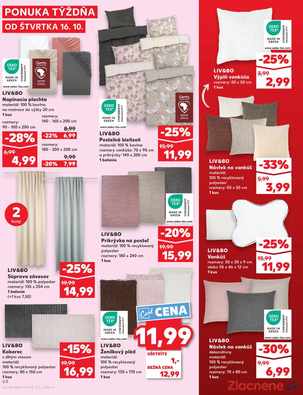 Leták Kaufland - Kaufland 16.10. - 22.10. - Kaufland Bratislava - Podunajské Biskupice - strana 64