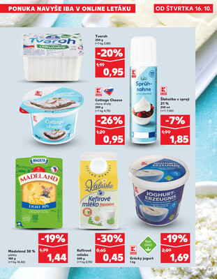 Kaufland 16.10. - 22.10. - Kaufland Bratislava - Podunajské Biskupice