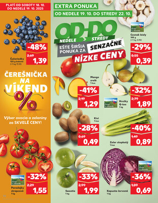 Kaufland 16.10. - 22.10. - Bratislava-Patrónka