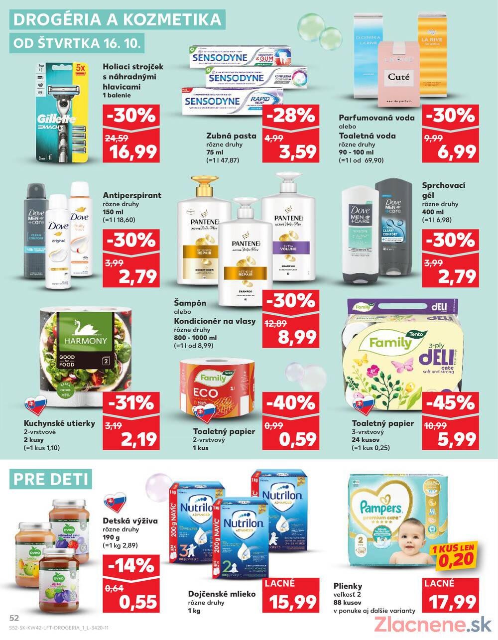 Leták Kaufland - Kaufland 16.10. - 22.10. - Kaufland Šamorín-Mliečno - Krajinská cesta - strana 52