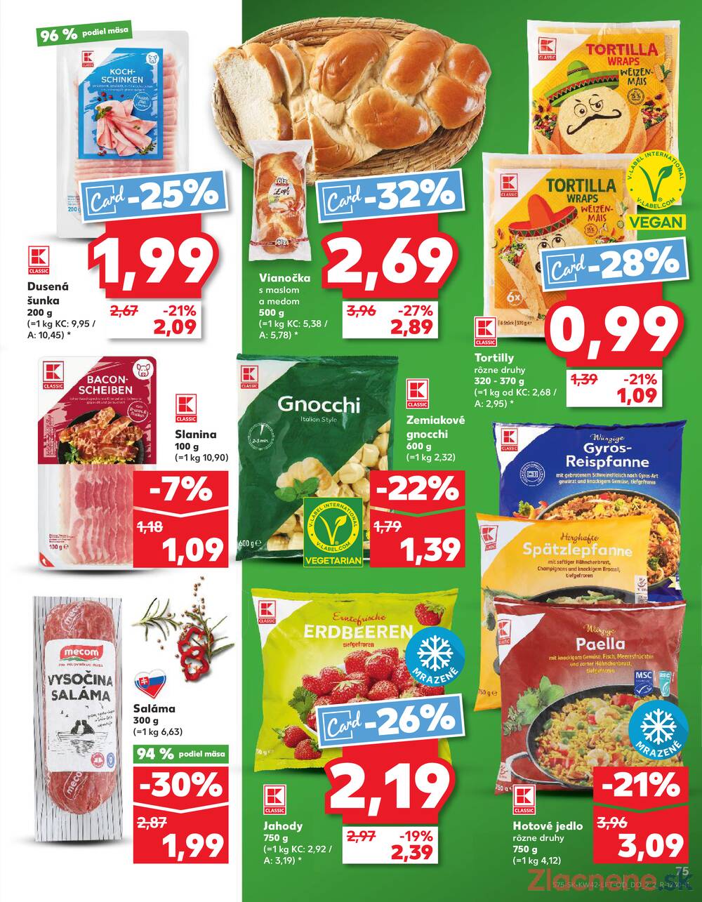 Leták Kaufland - Kaufland 16.10. - 22.10. - Kaufland Šamorín-Mliečno - Krajinská cesta - strana 75