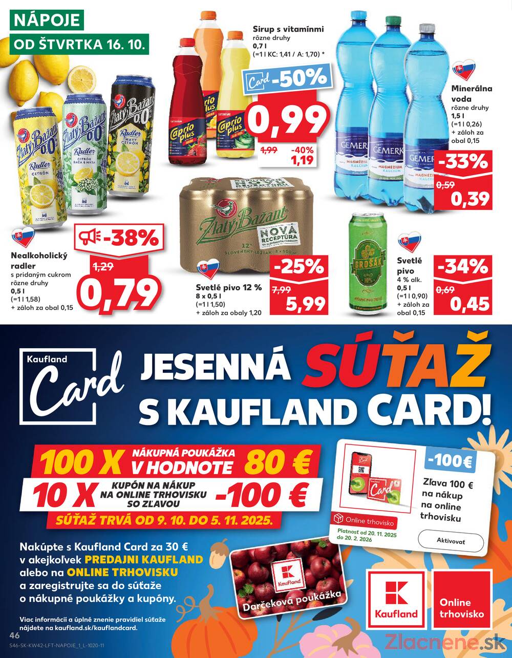 Leták Kaufland - Kaufland 16.10. - 22.10. - Kaufland Trnava - strana 46