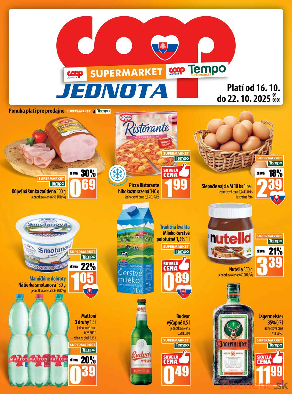Leták COOP Jednota Slovensko - COOP do 22.10. - strana 13