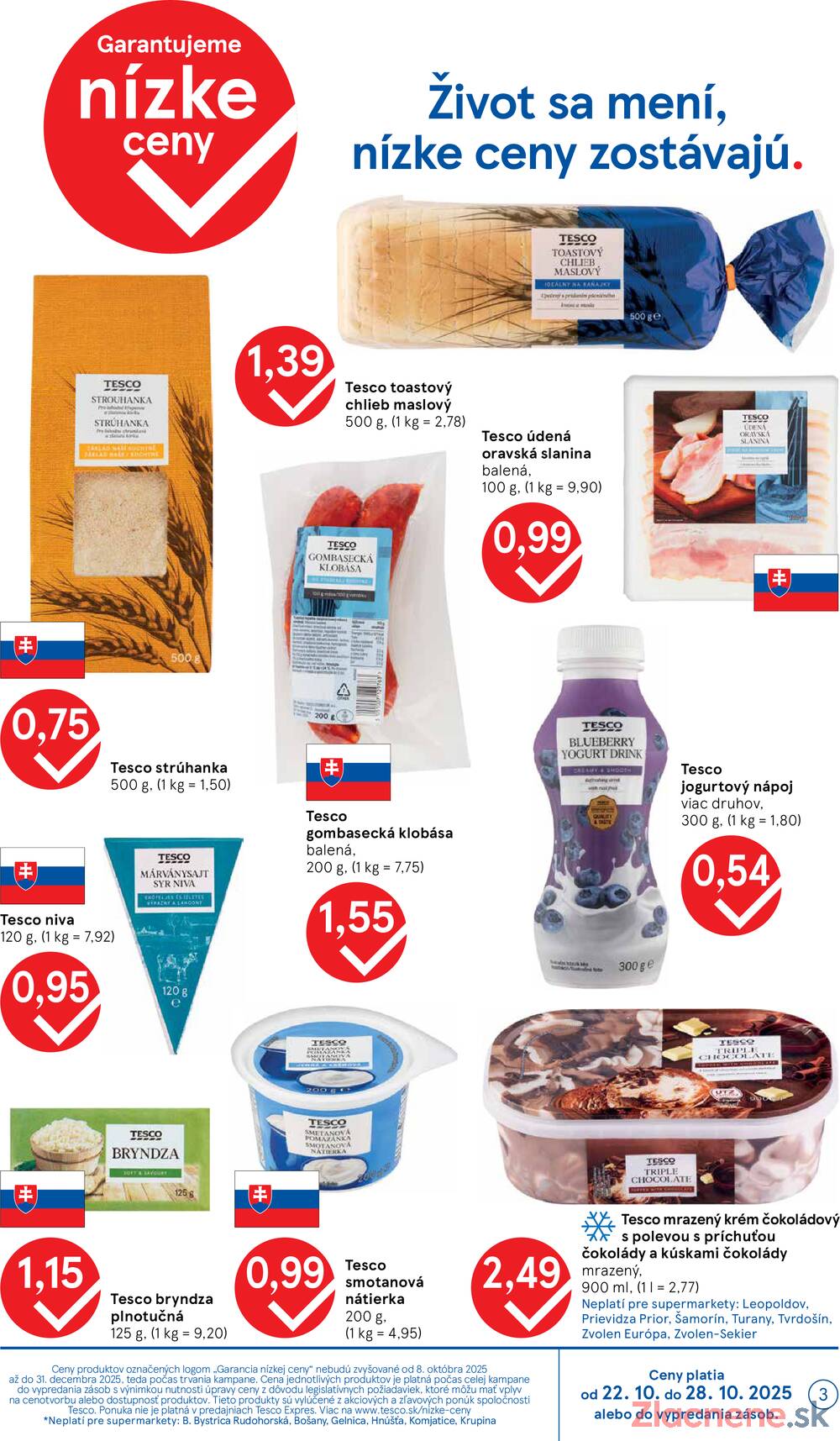 Leták Tesco - Tesco supermarkety od 22.10. do 28.10.2025 - strana 3