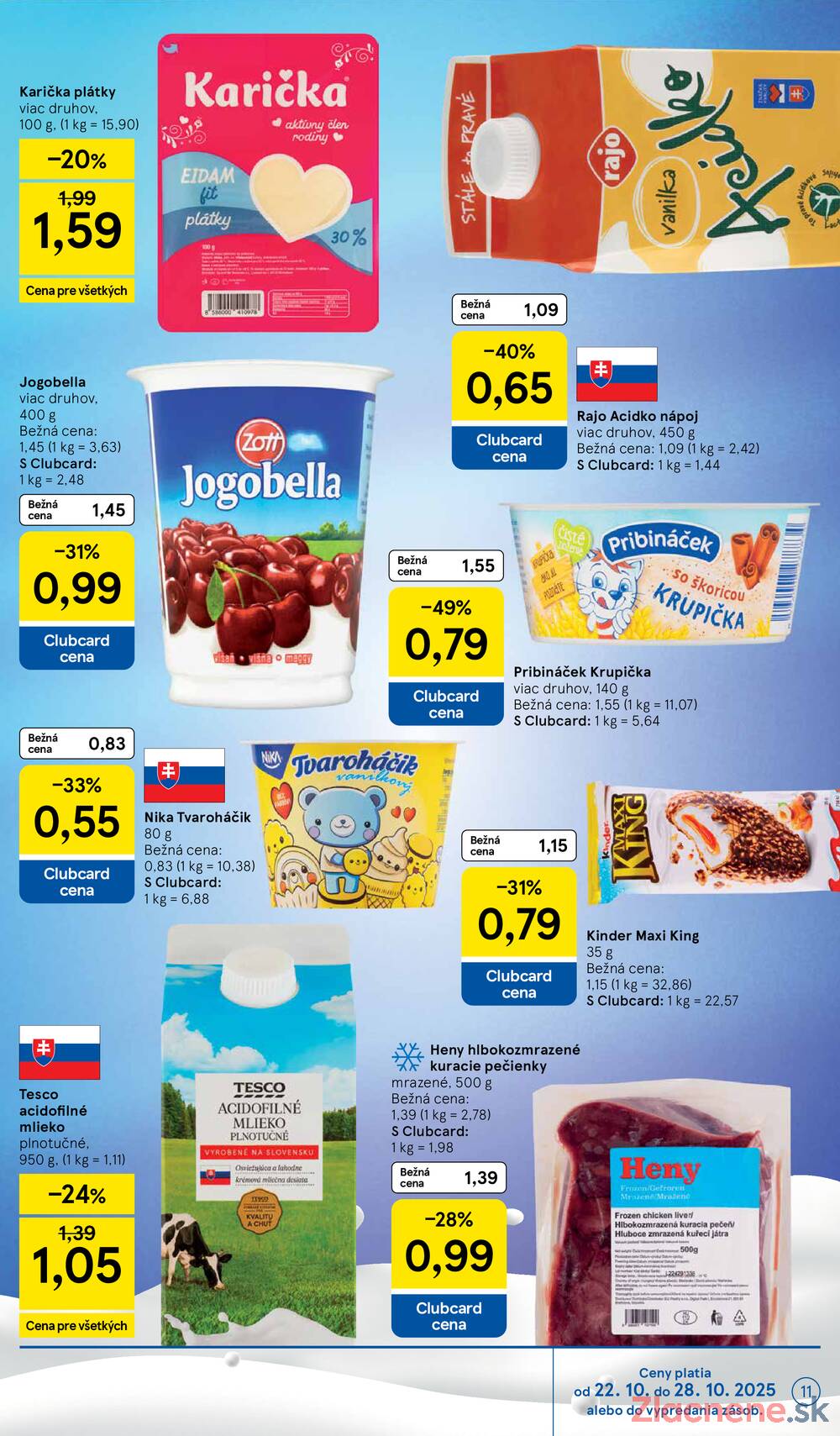 Leták Tesco
		  platný do 28.10.2025 - strana 11