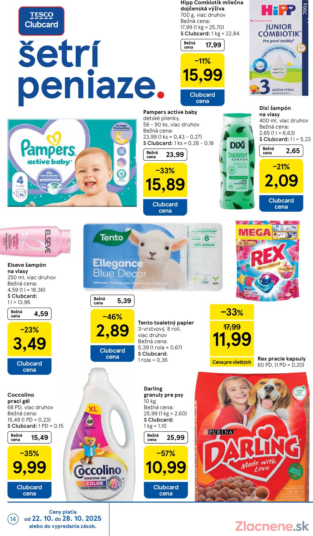 Leták Tesco
		  platný do 28.10.2025 - strana 14