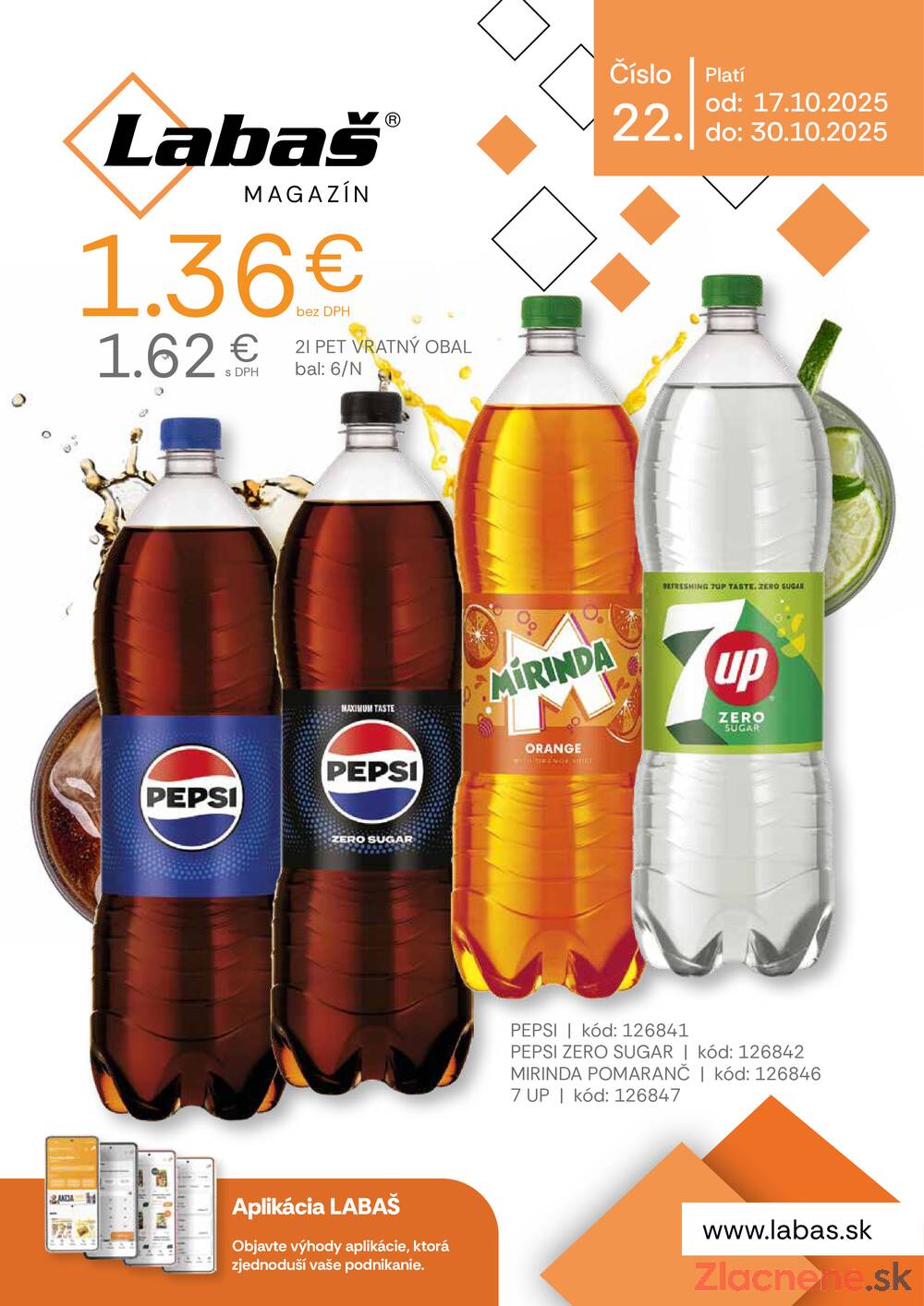 Leták Labaš - Labaš magazín do 30.10. - strana 1