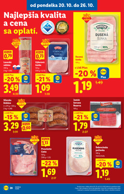 Leták Lidl
		  platný do 26.10.2025 - strana 42