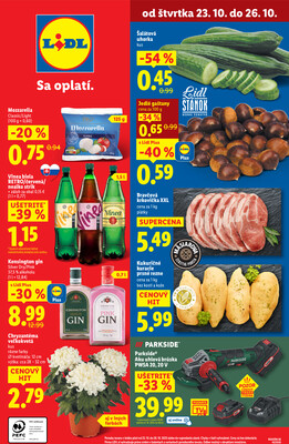 Leták Lidl
		  platný do 26.10.2025 - strana 70