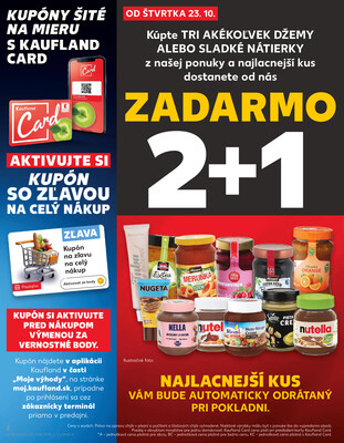 Kaufland 23.10. - 29.10. - Kaufland Poprad - Jiřího Wolkera