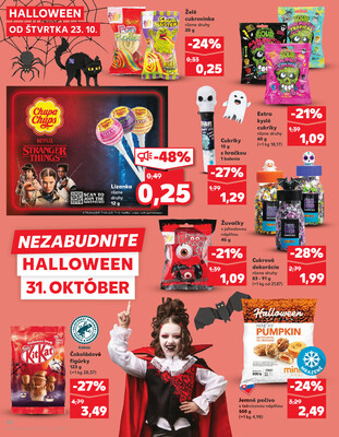 Kaufland 23.10. - 29.10. - Kaufland Poprad - Jiřího Wolkera
