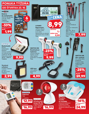 Kaufland 23.10. - 29.10. - Kaufland Poprad - Jiřího Wolkera