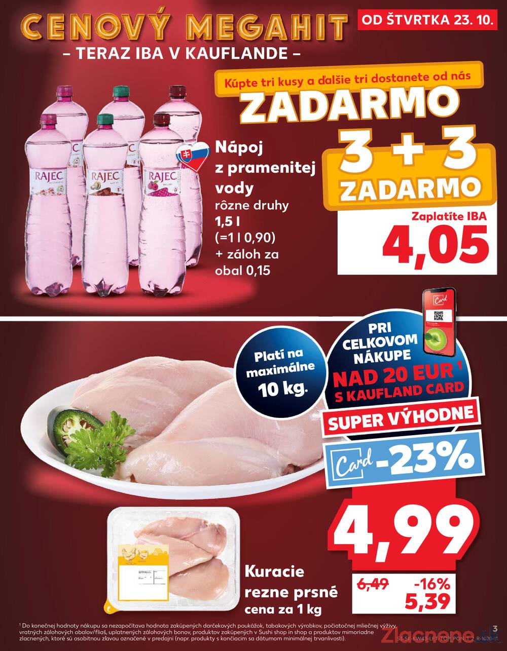 Leták Kaufland - Kaufland 23.10. - 29.10. - Kaufland Michalovce (Humenská cesta) - strana 3