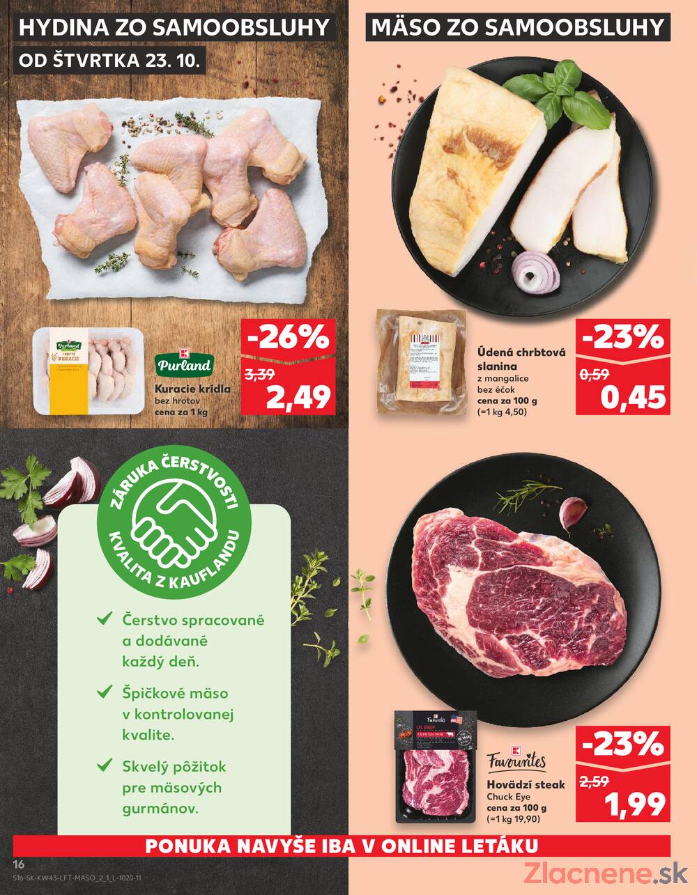 Leták Kaufland - Kaufland 23.10. - 29.10. - Kaufland Zlaté Moravce - strana 16 Leták Kaufland - Kaufland 23.10. - 29.10. - Kaufland Zlaté Moravce - strana 16