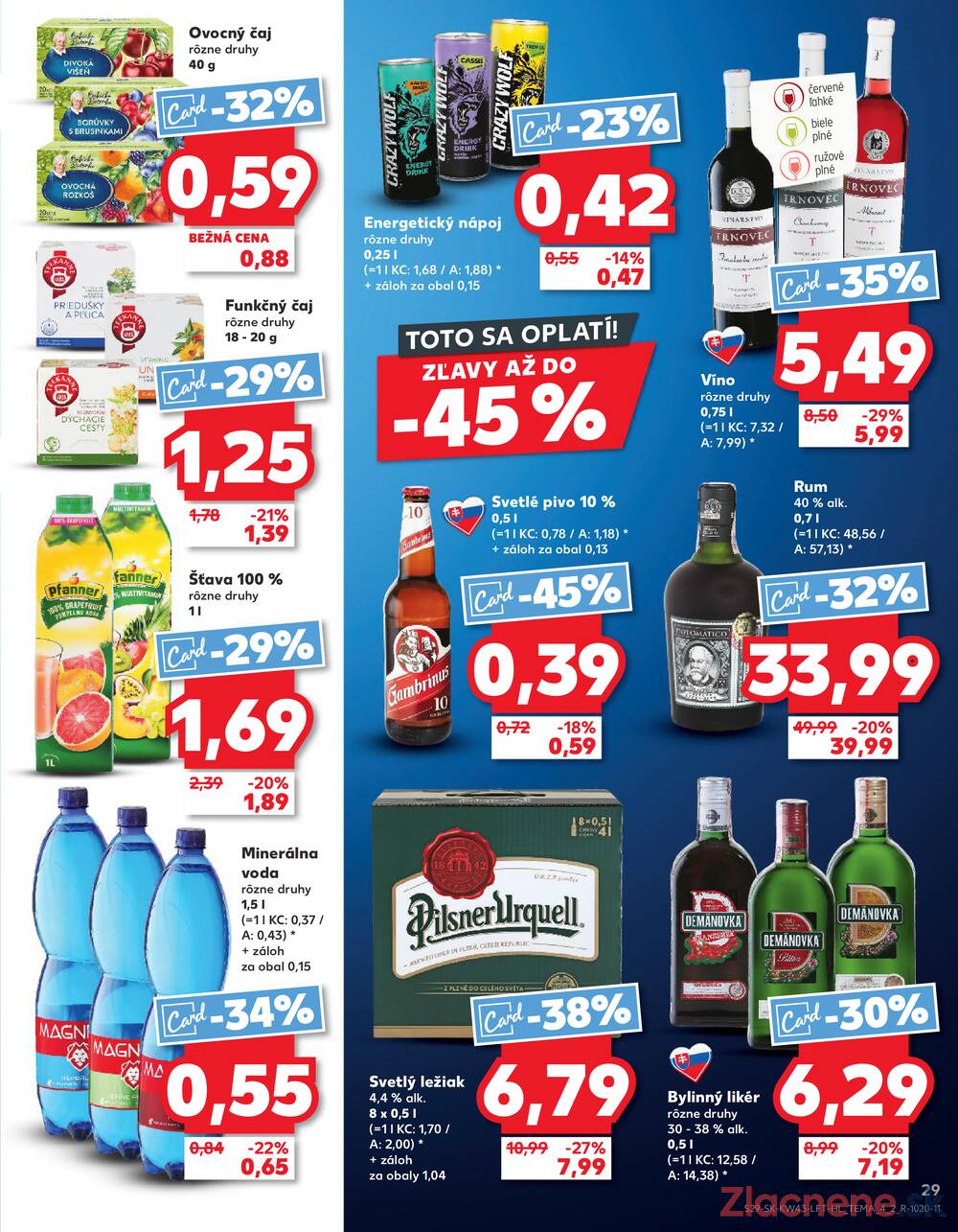 Leták Kaufland - Kaufland 23.10. - 29.10. - Kaufland Zlaté Moravce - strana 29 Leták Kaufland - Kaufland 23.10. - 29.10. - Kaufland Zlaté Moravce - strana 29