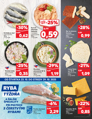 Kaufland 23.10. - 29.10. - Kaufland Trnava - Nová ul.