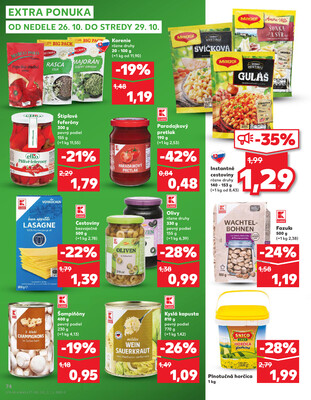 Kaufland 23.10. - 29.10. - Kaufland Trnava - Nová ul.