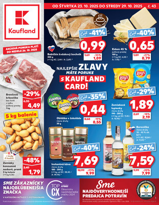 Leták Kaufland 23.10. - 29.10. - Bratislava-Patrónka