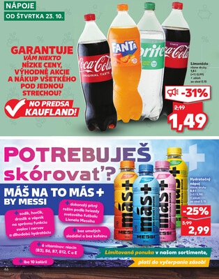 Kaufland 23.10. - 29.10. - Bratislava-Patrónka
