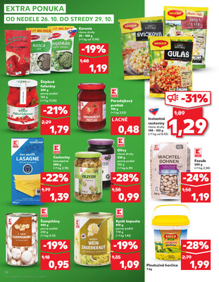 Kaufland 23.10. - 29.10. - Kaufland Liptovský Mikuláš