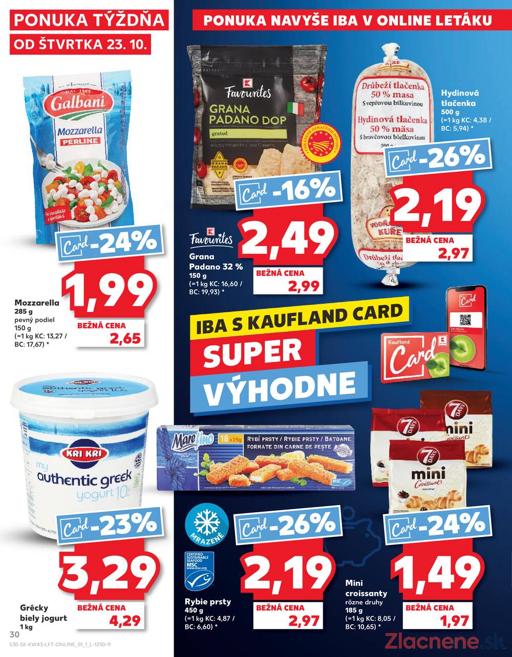 Leták Kaufland - Kaufland 23.10. - 29.10. - Kaufland Senica - strana 30