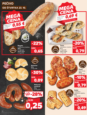 Kaufland 23.10. - 29.10. - Kaufland (Kasárenská, Šamorín)