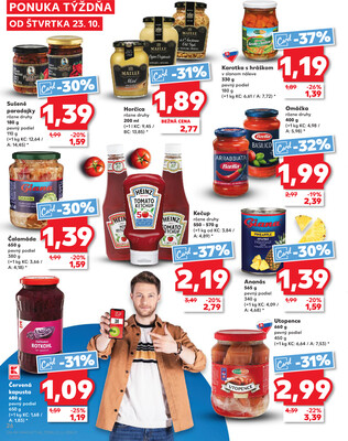 Kaufland 23.10. - 29.10. - Kaufland (Kasárenská, Šamorín)