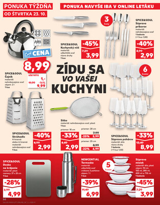 Kaufland 23.10. - 29.10. - Kaufland (Kasárenská, Šamorín)