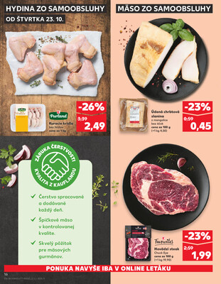 Kaufland 23.10. - 29.10. - Kaufland Bratislava - Nové Mesto