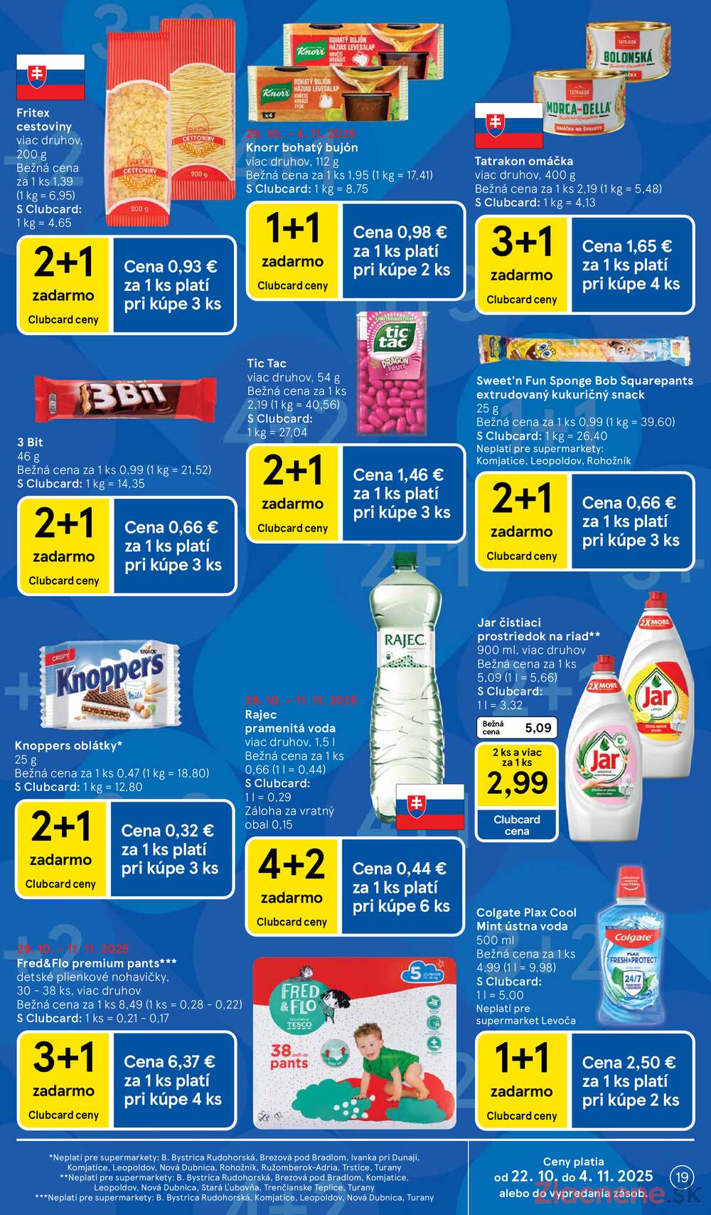 Leták Tesco - Tesco supermarkety od 29.10. do 4.11.2025 - strana 19 Leták Tesco - Tesco supermarkety od 29.10. do 4.11.2025 - strana 19