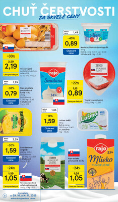 Tesco supermarkety od 29.10. do 4.11.2025