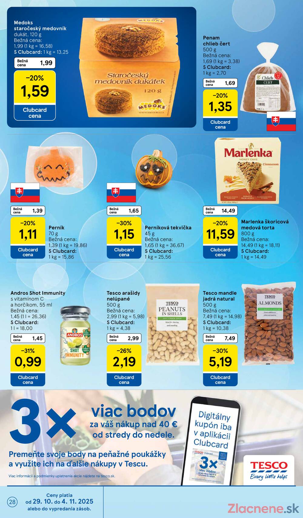 Leták Tesco - Tesco malé hypermarkety od 29.10. do 4.11.2025 - strana 28 Leták Tesco - Tesco malé hypermarkety od 29.10. do 4.11.2025 - strana 28