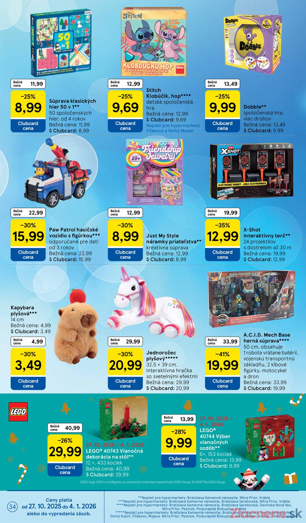 Leták Tesco - Tesco malé hypermarkety od 29.10. do 4.11.2025 - strana 34 Leták Tesco - Tesco malé hypermarkety od 29.10. do 4.11.2025 - strana 34