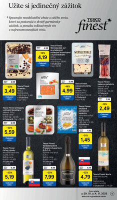 Tesco malé hypermarkety od 29.10. do 4.11.2025