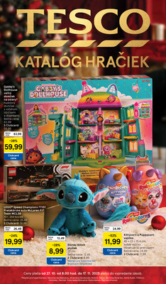 Leták Tesco SPECIÁL velké hypermarkety  od 27.10. do 17.11.2025