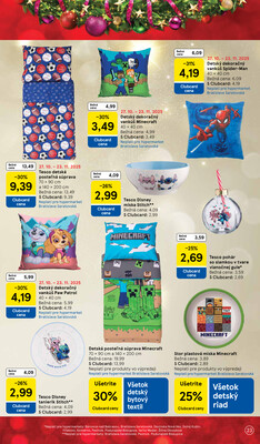 Leták Tesco
platný do 17.11.2025 - strana 23