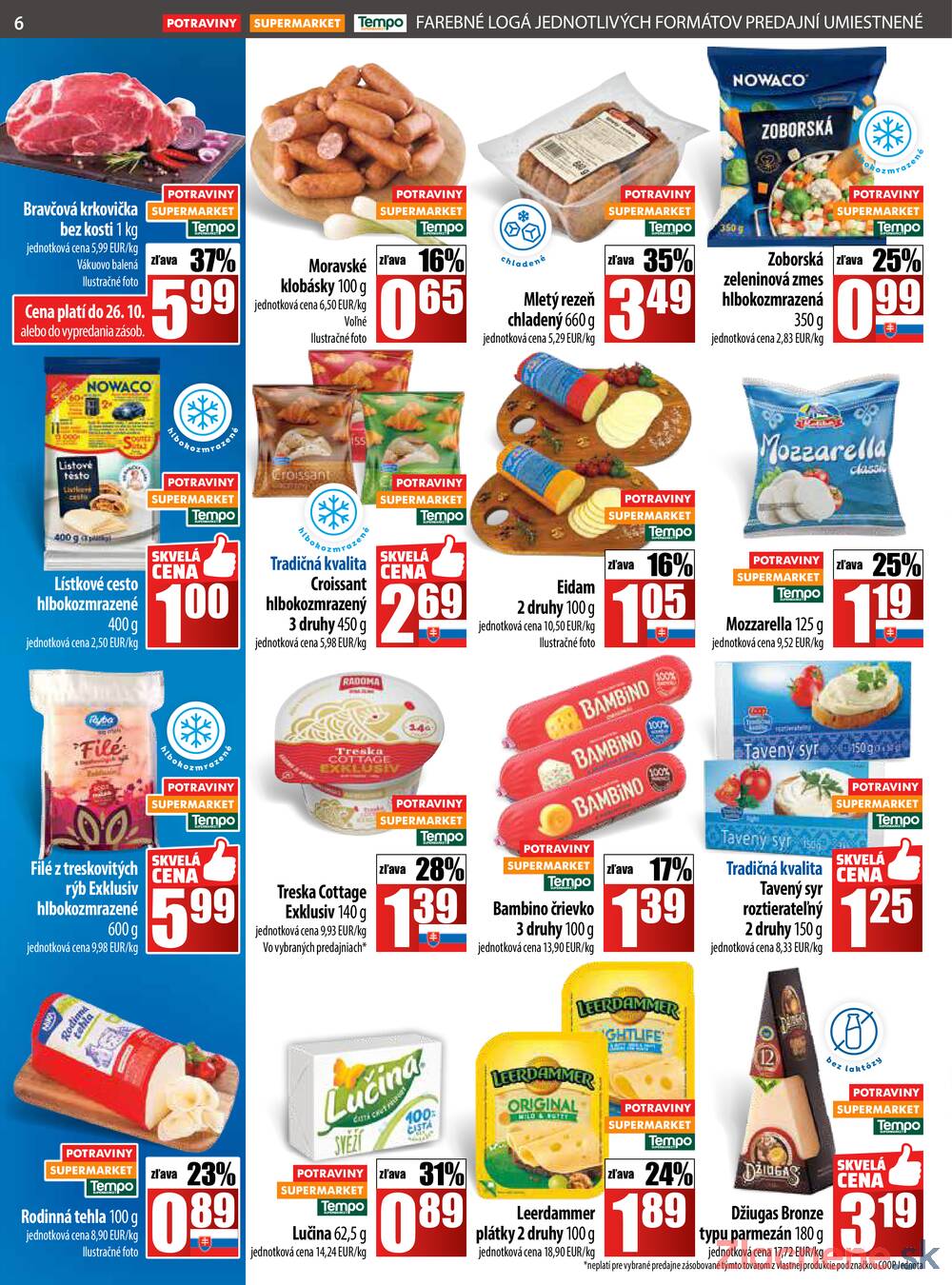 Leták COOP Jednota Slovensko
		  platný do 29.10.2025 - strana 6