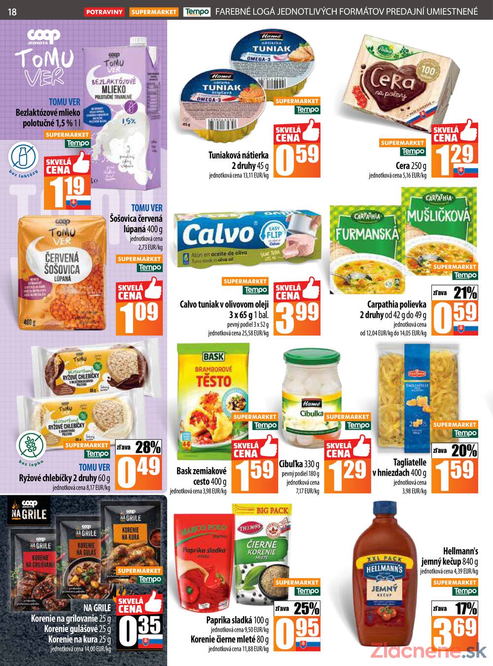 Leták COOP Jednota Slovensko
		  platný do 29.10.2025 - strana 18